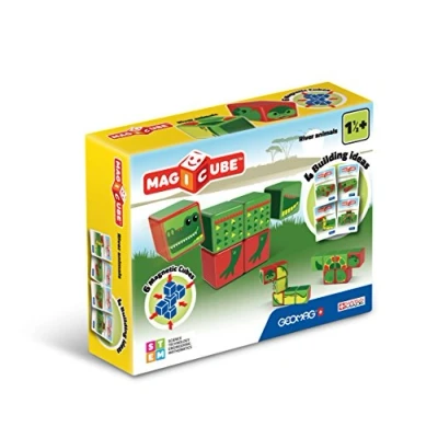 Afbeelding van Geomag MagiCube River Animals 6 delig