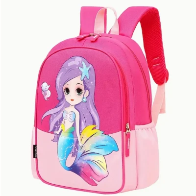 Afbeelding van Zeemeermin Rugzak Kinderen roze Peuter Rugtas Kinder Meisjes Schooltassen Kleine Schooltas 5 liter
