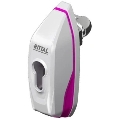 Afbeelding van Rittal ax minicomforthandgreep voor en kx met knevelsluiting binnenwerken of enkele profielcilinders 2537100