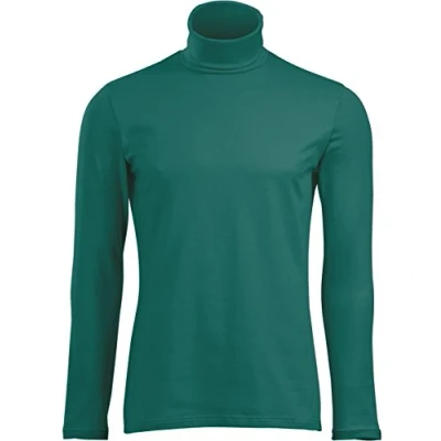 Afbeelding van Trigema Heren coltrui shirt, groen (vert), XXL