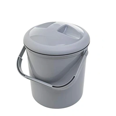 Afbeelding van Rotho Babydesign Luieremmer, 10 l, vanaf 0 maanden, TOP/Bella Bambina, stone grey (grijs), 200210286