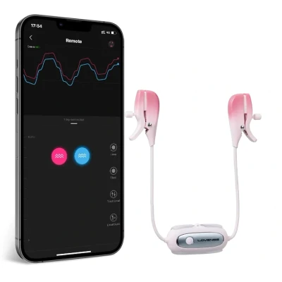 Afbeelding van Gemini Vibrerende Tepelklemmen App Controlled