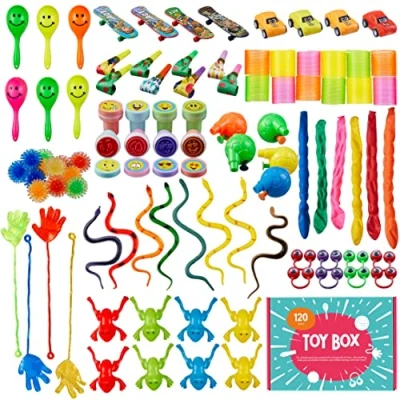 Afbeelding van THE TWIDDLERS 120 Verjaardagsfeestje Speelgoed voor Kinderen, Jongens en Meisjes Klein Speeltjes, Kinderfeestjes, Pinata, Uitdeelcadeautjes, Uitdeelzakjes, Traktaties