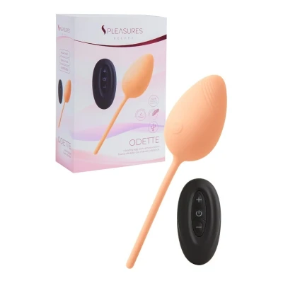 Afbeelding van S Pleasures Tril Ei Odette Peach GRATIS TOY bij iedere bestelling v.a. 40,