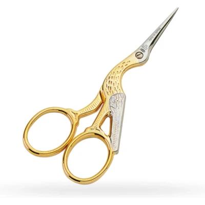 Afbeelding van Premax Ooievaarschaar 9cm goud/zilver