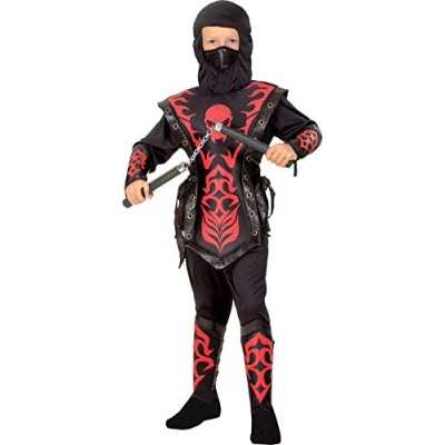 Afbeelding van Ciao Skull Ninja kostuum, verkleding jongen (maat 7 9 jaar)