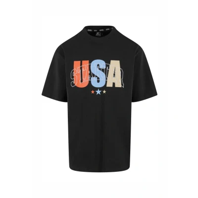 Afbeelding van Starter USA Tshirt print, Heren, Maat: Large, Black