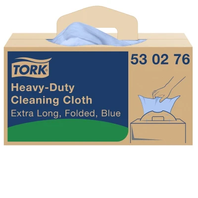 Afbeelding van Tork Heavy Duty Reinigingsdoek XL Handy Box Blauw W7 530276