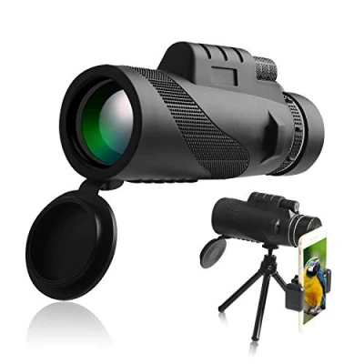 Afbeelding van AYYDS Monoculaire Telescoop HD 40X60 FMC BAK4 Prisma met Smartphone Houder &amp; Statief voor Vogels Kijken, Jacht, Reizen