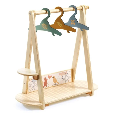 Afbeelding van Djeco poppenkledingrek