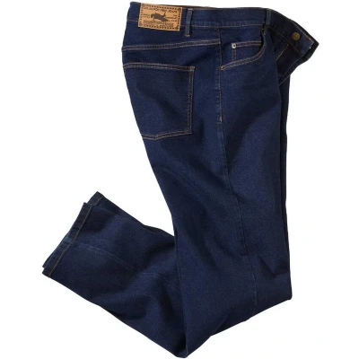 Afbeelding van Atlas for Men Donkerblauwe regular stretch jeans