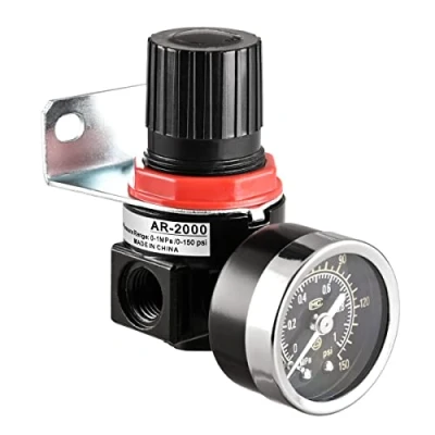Afbeelding van Heschen Lucht Pneumatische Regelgever AR 2000 PT1/4 poortgrootte 0 1 Mpa 150psi