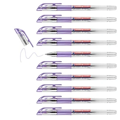 Afbeelding van edding 2185 gelpen metallic paars 10ST 0,7 mm / 4 2185078