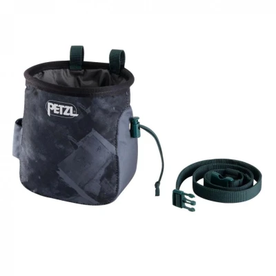 Afbeelding van Petzl Saka compacte pofzak met grote verstevigde opening grijs
