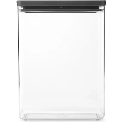 Afbeelding van Brabantia Tasty+ Voorraadbus Stapelbaar 5,4 l Dark Grey