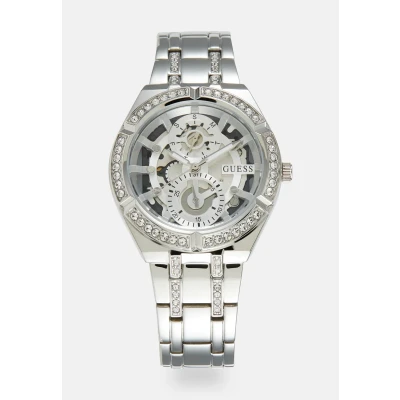 Afbeelding van Guess Allara Horloge silvercoloured, Dames, Maat: One Size, Silver coloured