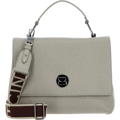 Afbeelding van COCCINELLE Leren Handtas Schoudertas Liya Elephant Handbag Gelso Lichtgrijs