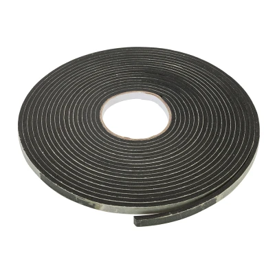 Afbeelding van Fixman Zelfklevende EVA schuim tochtstrip 3 8 mm / 10,5 m, zwart