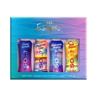 Afbeelding van So…? Escapes Mini Body Mist Set (4 x 50 ml)