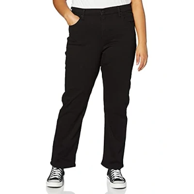 Afbeelding van Levi&#039;s Plus 724 high waist straight fit jeans black sheep