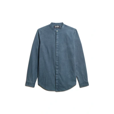 Afbeelding van Superdry Overhemd, Heren, Maat: Small, Indigo gingham