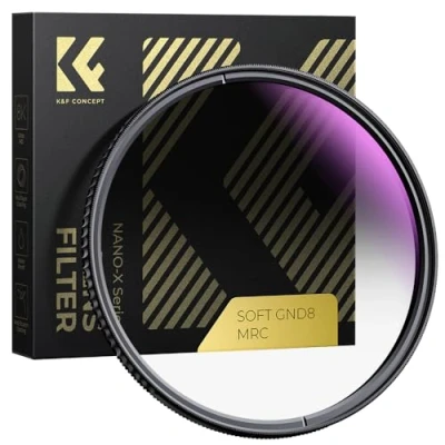 Afbeelding van K&amp;F Concept 67mm Zachte GND8 Lens Filter Gegradeerde ND Gradiënt Neutrale Dichtheid voor Camera (Nano X Serie)