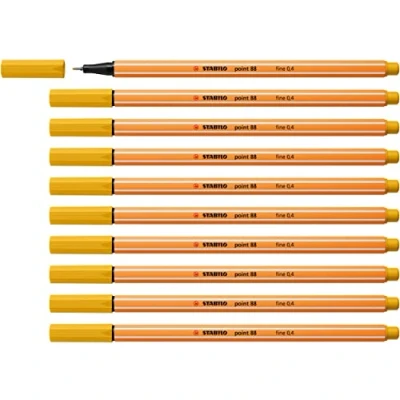 Afbeelding van Stabilo Point 88 Fineliner, Currygeel Fineliner