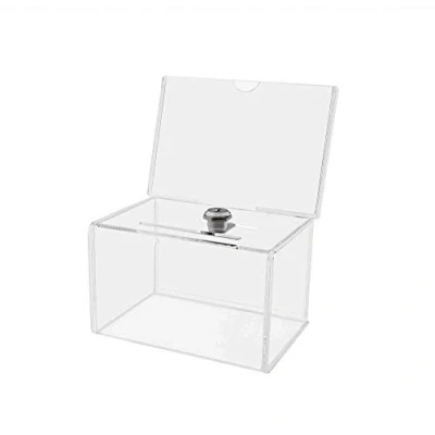 Afbeelding van Visitekaartbox met slot 1 stuks