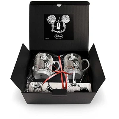 Afbeelding van Egan WMSET/31 kopjes set, model Parijs en placemats, 350 ml, porselein, meerkleurig, 4 stuks