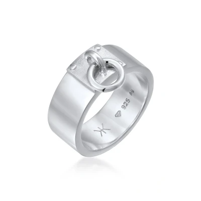 Afbeelding van Kuzzoi Heren Ring Cirkel Hanger 925 Sterling Zilver Festival