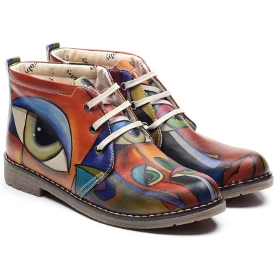 Afbeelding van GOBY Behind your Eyes Enkel Laars laarzen Damesboots Dames Ankle boot Handmade Maat 38