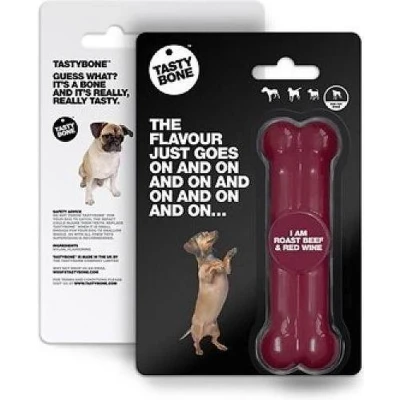 Afbeelding van TastyBone Toy Roast Beef &amp; Red Wine Hond Kauwspeelgoed Vegan Kluif Nylabone