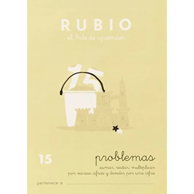Afbeelding van Wiskundeschrift Rubio Nº15 A5 Spaans 20 Lakens (10 Stuks)