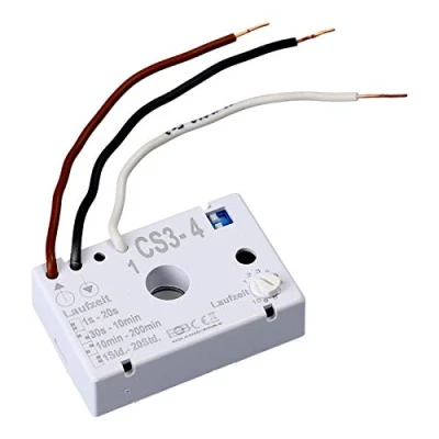 Afbeelding van LUTH Premium Profi Parts tijdschakelaar volgrelais CS3 4 badkamer inbouwventilator of automatische trapbesturing