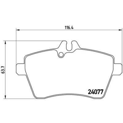 Afbeelding van Brembo Remblokset P 50 056
