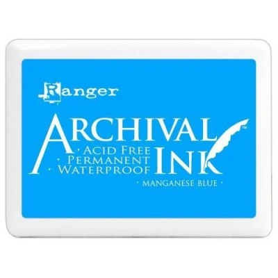 Afbeelding van Ranger Archival Jumbo Ink pad manganese blue A3P30539