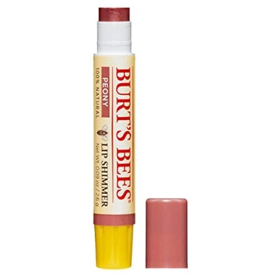 Afbeelding van Burt&#039;s Bees 500230 Tinted Lip Shimmer Peony (lipgloss, voor glanzende afwerking, met pepermuntsmaak, verzorging, natuurlijke ingrediënten)