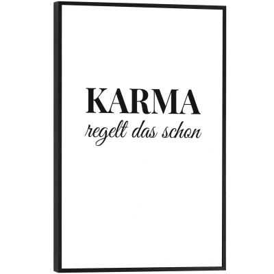Afbeelding van Reinders! Poster Karma