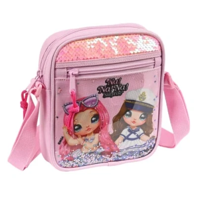 Afbeelding van Schoudertas Na!Na!Na! Surprise Sparkles Roze (16 x 18 4 cm)