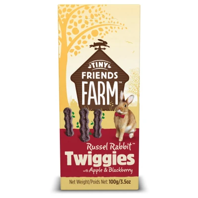Afbeelding van Tiny Friends Farm Russel Twiggies Apple &amp; Blackberry 100 gr