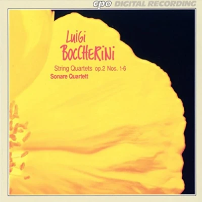 Afbeelding van Boccherini: String Quartets Op 2 no 1 6 / Sonare Quartet