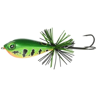 Afbeelding van Rapala BX Skitter Frog kunstaas Visuitrusting met Balsa/kunststof constructie Zoetwateraas Zwemdiepte oppervlak Maat 5,5cm/13g Gemaakt in Estland Hot Peacock Bass