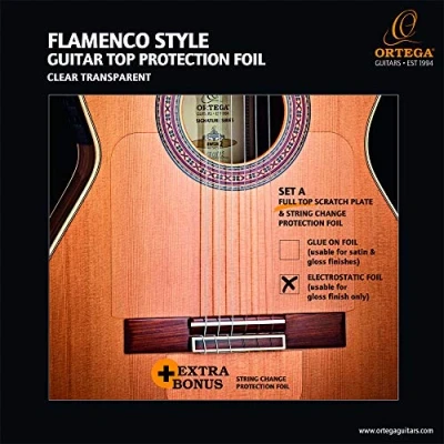 Afbeelding van Ortega OERP FLAM1 Electrostatic foil set transparante slagplaat