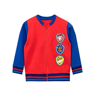 Afbeelding van Paw Patrol Boys Chase Marshall Rubble Sweatshirt Size 5 Red