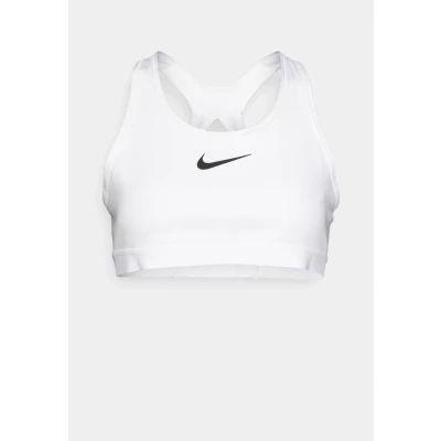 Afbeelding van NIKE Performance Swoosh high Support WOMEN&#039;S Nonpadded Adjustable Sports BRA Sportbh met support, Dames, Maat: LxA B, White/black