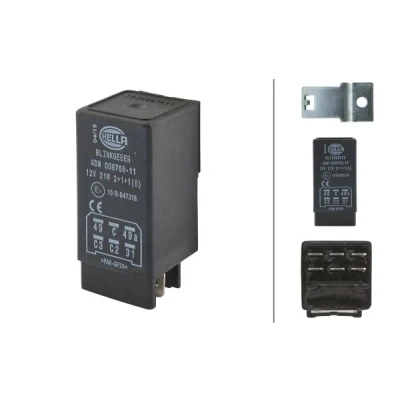 Afbeelding van Knipperlichtautomaat, pinkdoos HELLA 4DN 008 768 117
