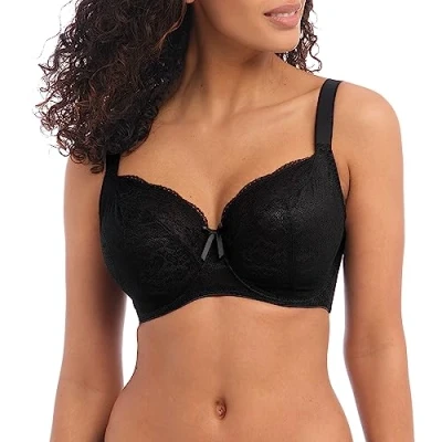 Afbeelding van Freya Fancies Balconette Zwart K Cup bh AA1012BLK Maat 70N