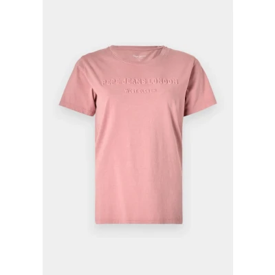 Afbeelding van Pepe Jeans Loretta Tshirt print, Dames, Maat: Small, Pink