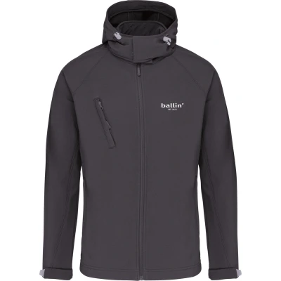 Afbeelding van Ballin Est. 2013 Outdoorjas Softshell Hooded Jas Grijs Maat S