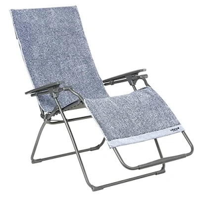Afbeelding van Lafuma Badstof Hoes Relaxstoel Iroise Bleu Grijs Accessoires